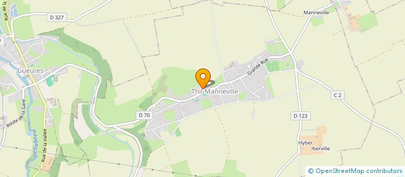 localisation de l'entreprise GUERY COUVERTURE à OFFRANVILLE