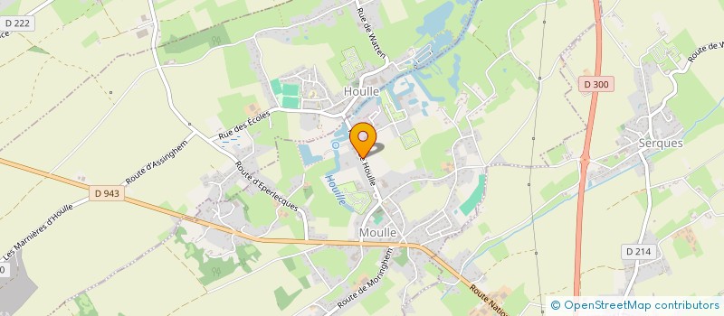 localisation de l'entreprise GUERY IMMOBILIER  MOULLE