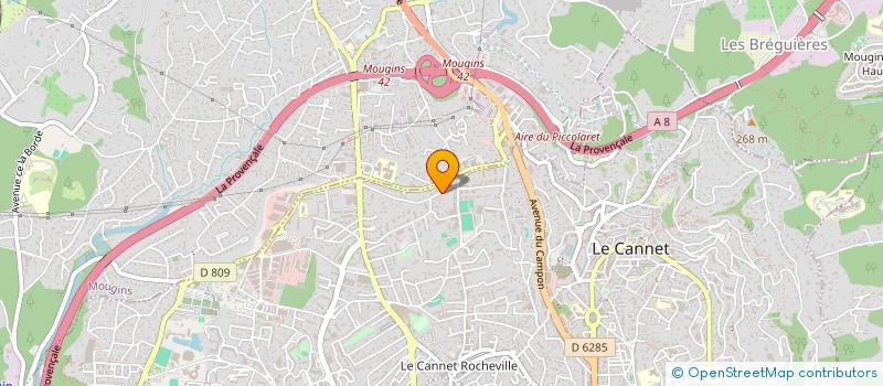 localisation de l'entreprise GUES RENOV à LE CANNET