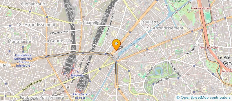 localisation de l'entreprise GUESAR PRODUCTION  PARIS