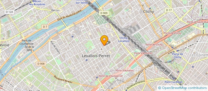 localisation de l'entreprise GUESDE DISTRIBUTION à LEVALLOIS-PERRET
