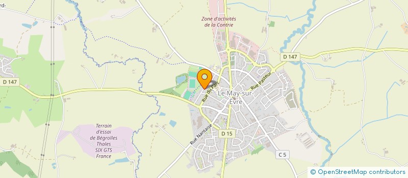 localisation de l'entreprise GUESDON  BEGROLLES-EN-MAUGES