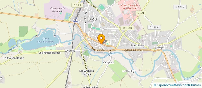 localisation de l'entreprise GUESDON SYLVANOE à BROU