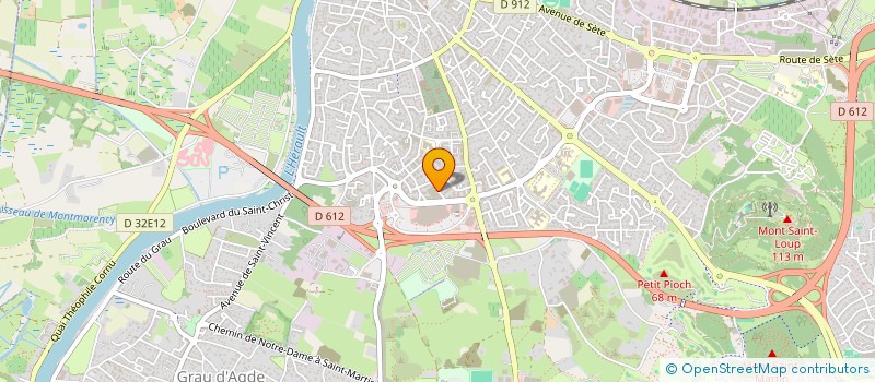 localisation de l'entreprise GUESMA  AGDE