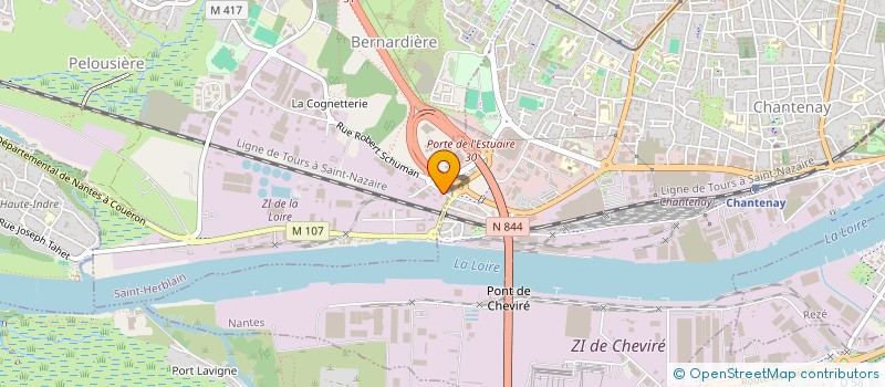 localisation de l'entreprise GUESNEAU SERVICES à NANTES
