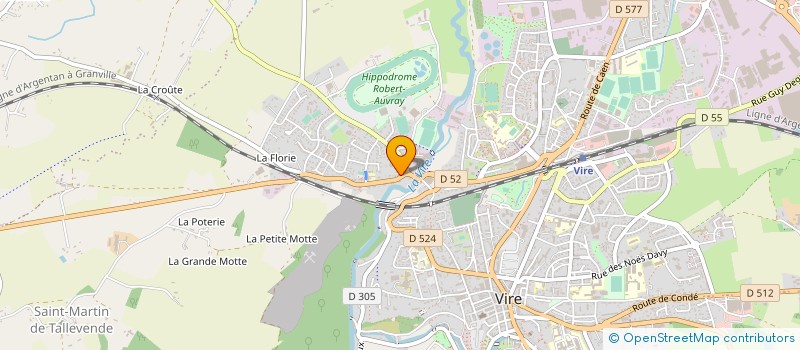 localisation de l'entreprise GUESNON à VIRE-NORMANDIE