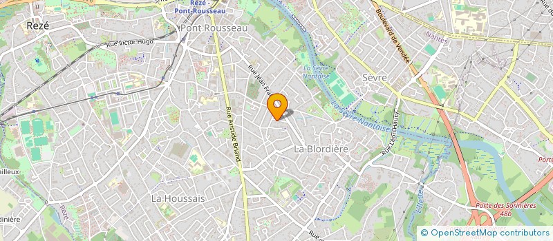 localisation de l'entreprise GUESNY MOREAU  REZE