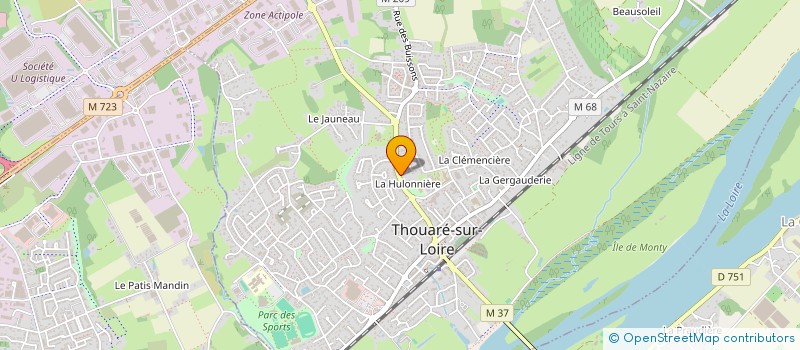localisation de l'entreprise GUESSAS TAXI à SAINT-SEBASTIEN-SUR-LOIRE