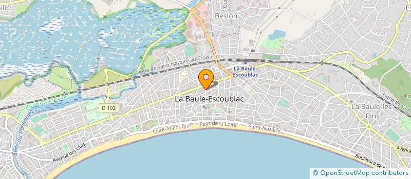 localisation de l'entreprise GUEST ADOM LA BAULE  CHANGE