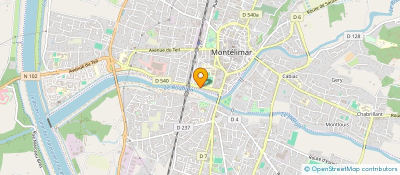 localisation de l'entreprise GUEST AGENCY à MONTELIMAR
