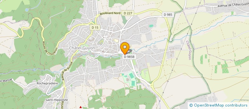 localisation de l'entreprise GUEST CHEF  CHATEL-GUYON