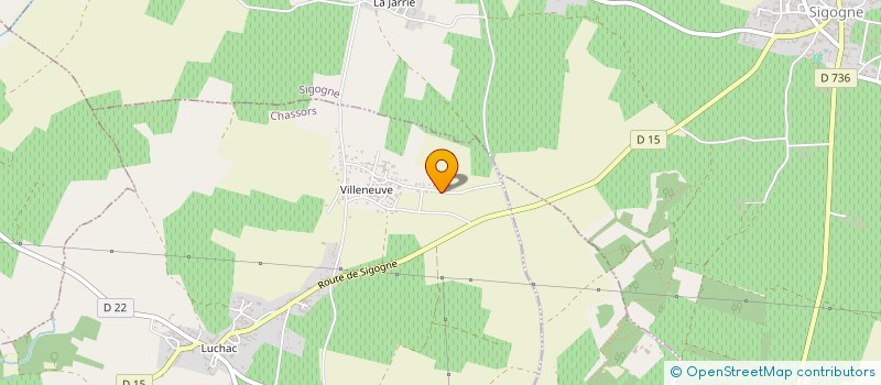 localisation de l'entreprise GUEST HOME  CHASSORS