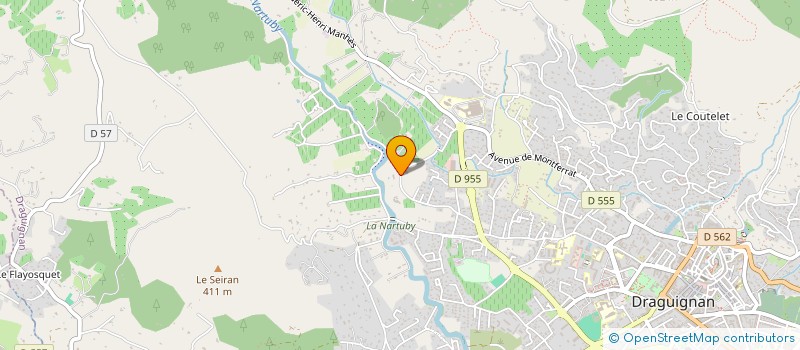 localisation de l'entreprise GUEST MIND  DRAGUIGNAN