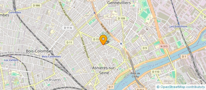 localisation de l'entreprise GUEST SEINE à ASNIERES-SUR-SEINE