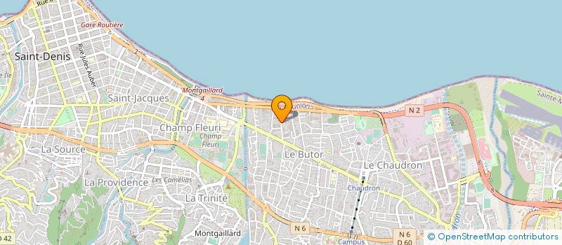 localisation de l'entreprise GUEST TENDANCES & CONFORT à SAINT-DENIS