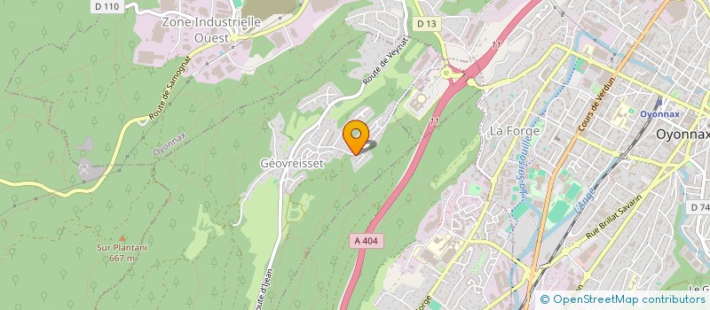 localisation de l'entreprise GUESTAXI  GEOVREISSET