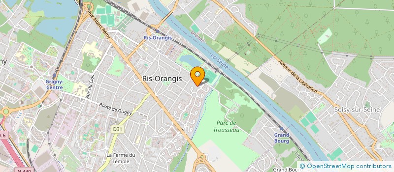 localisation de l'entreprise GUET DRIVER à RIS-ORANGIS