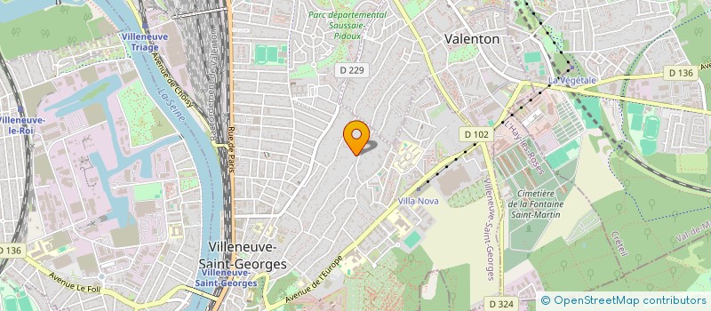 localisation de l'entreprise GUET'S FAMILY  VILLENEUVE-SAINT-GEORGES