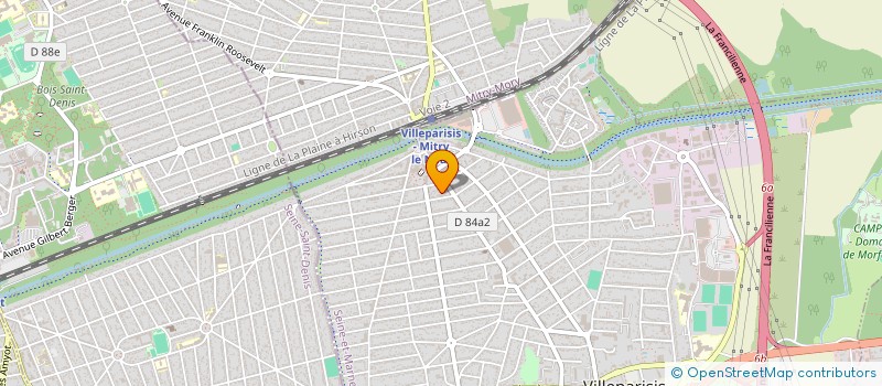 localisation de l'entreprise GUETAT CONSULTANT à VILLEPARISIS