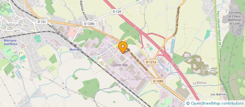 localisation de l'entreprise GUETAT LUNCH  VOIRON