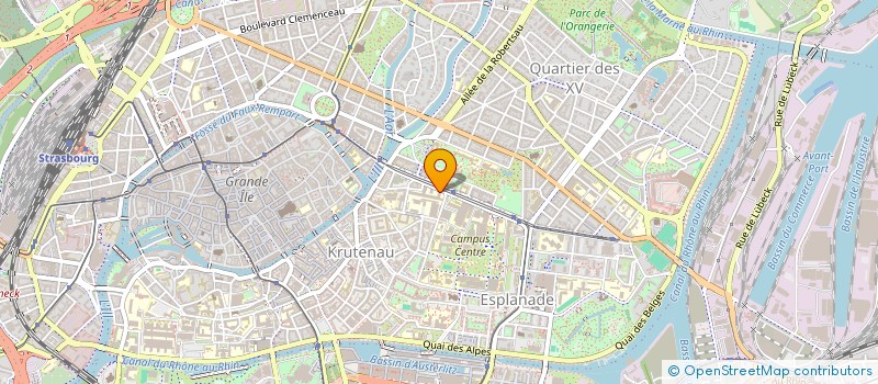 localisation de l'entreprise GUETH HERVE ET PARIS VINCENT à STRASBOURG