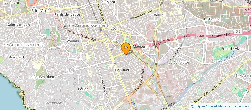 localisation de l'entreprise GUETHAP à MARSEILLE