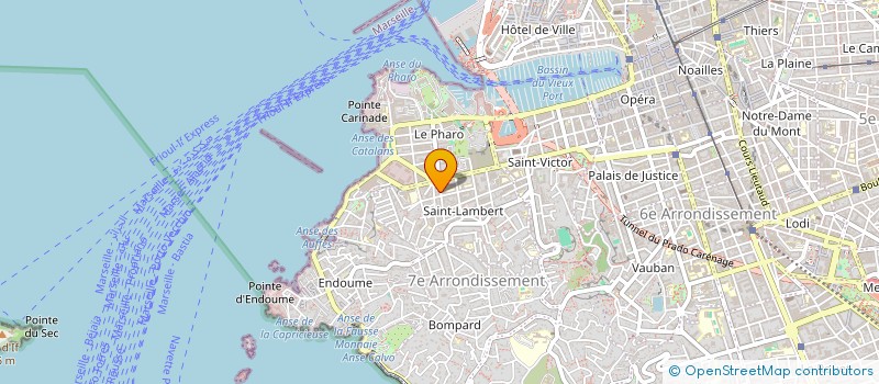 localisation de l'entreprise GUETHARIA à MARSEILLE