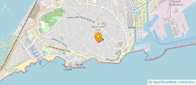 localisation de l'entreprise GUETHARY  SETE