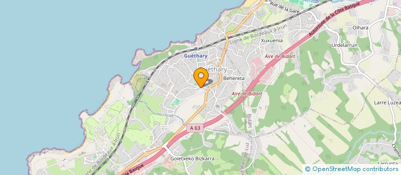 localisation de l'entreprise GUETHIMMO  GUETHARY