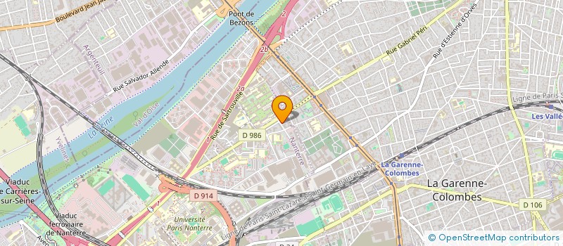 localisation de l'entreprise GUETTA SERVICES à NANTERRE