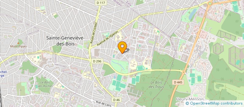 localisation de l'entreprise GUETTARI BATIMENT RENOV à SAINTE-GENEVIEVE-DES-BOIS