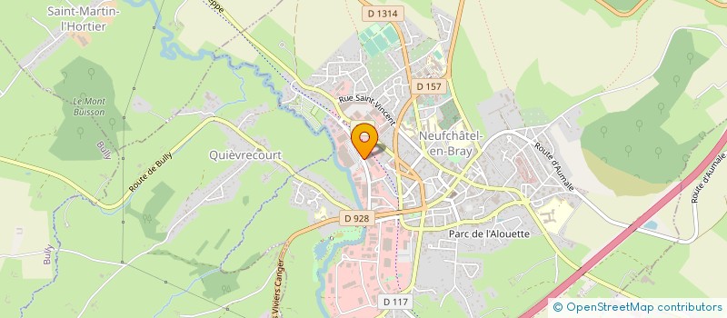 localisation de l'entreprise GUEUDET AUTO SEINE MARITIME à NEUFCHATEL-EN-BRAY