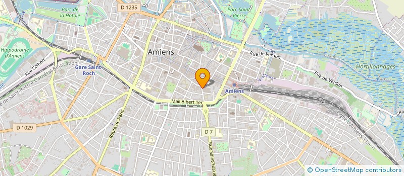 localisation de l'entreprise GUEUDET FRERES à AMIENS