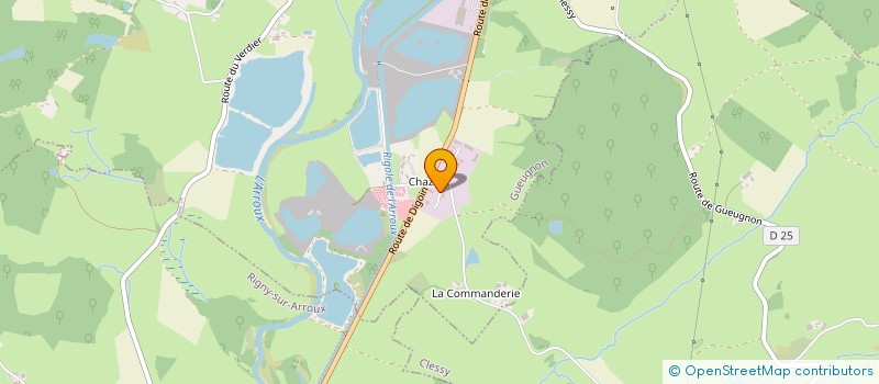 localisation de l'entreprise GUEUGNON SPORT FORMATION à GUEUGNON