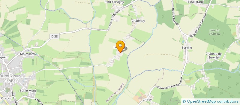 localisation de l'entreprise GUEULE NOIRE  OUROUX-SUR-SAONE