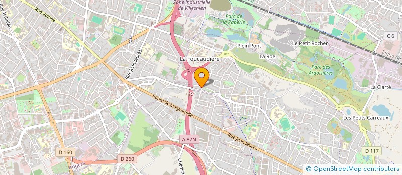 localisation de l'entreprise GUEURIOT HAY  TRELAZE