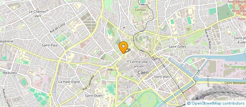 localisation de l'entreprise GUEUX à CAEN
