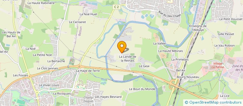 localisation de l'entreprise GUEVEL TP  BETTON