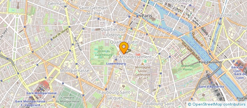 localisation de l'entreprise GUEYDAN O'QUIN INDIVISION  PARIS