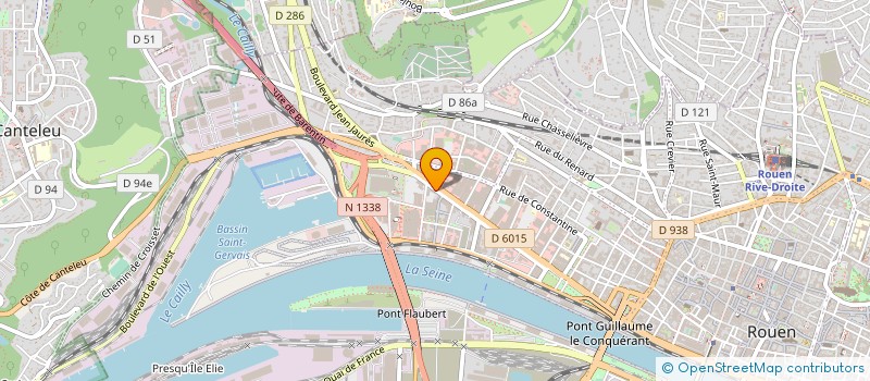 localisation de l'entreprise GUEZ AUTOMOBILES à ROUEN