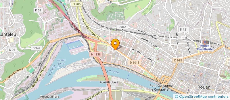 localisation de l'entreprise GUEZ INVESTISSEMENTS  ROUEN