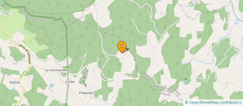 localisation de l'entreprise GUEZE RENOVATION  CHATEAUNEUF-DE-VERNOUX