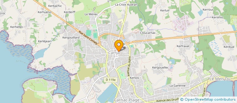 localisation de l'entreprise GUEZEL  PLOUHARNEL