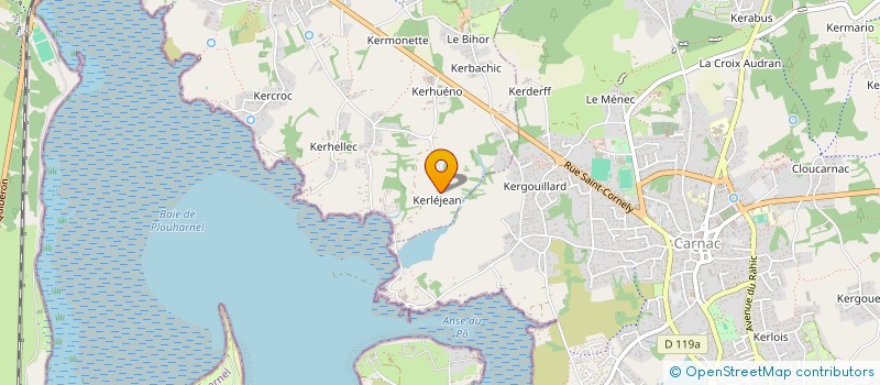 localisation de l'entreprise GUEZEL INVESTISSEMENTS  PLOUHARNEL