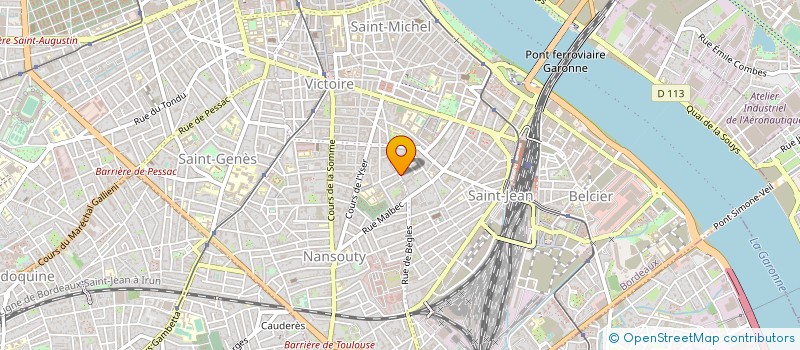 localisation de l'entreprise GUEZENNEC OLIVEROS INDIVISIONS  BORDEAUX