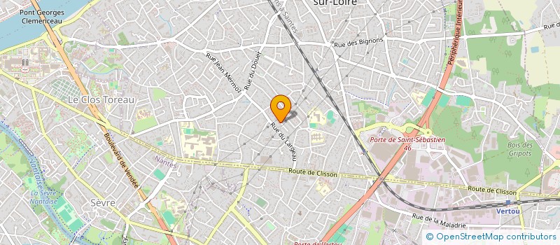 localisation de l'entreprise GUEZET EVENT PRODUCTION  SAINT-SEBASTIEN-SUR-LOIRE