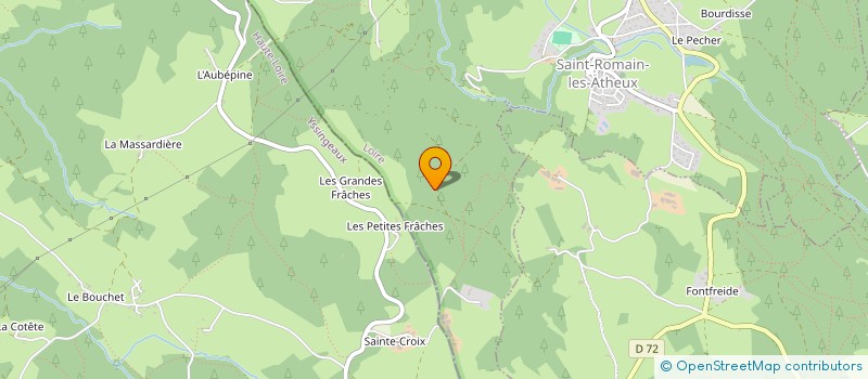 localisation de l'entreprise GUEZMER STAR BIKING  SAINT-ROMAIN-LES-ATHEUX