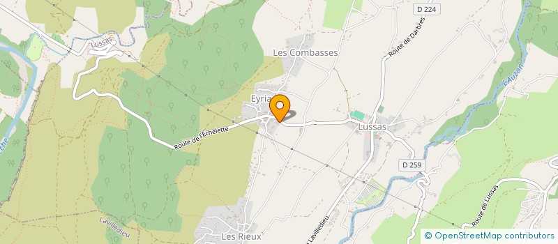 localisation de l'entreprise GUEZOT  LUSSAS