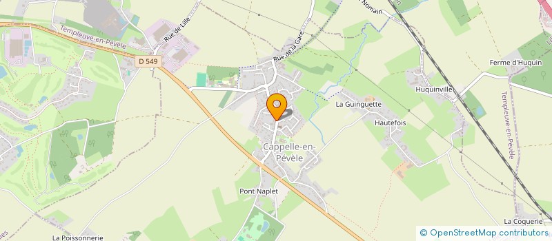 localisation de l'entreprise GUFFOND à CAPPELLE-EN-PEVELE