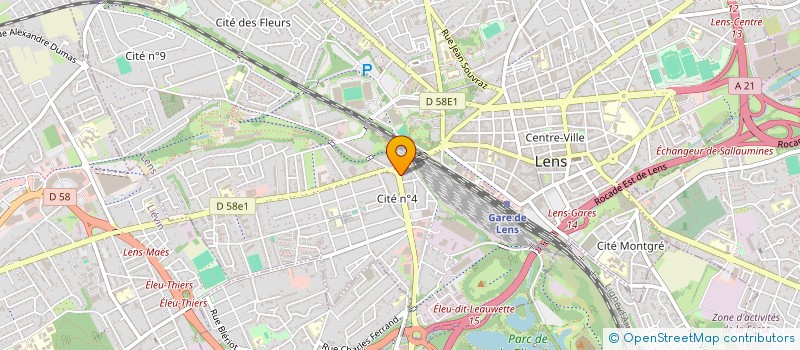 localisation de l'entreprise GUFFROY ET DESPAE  LENS